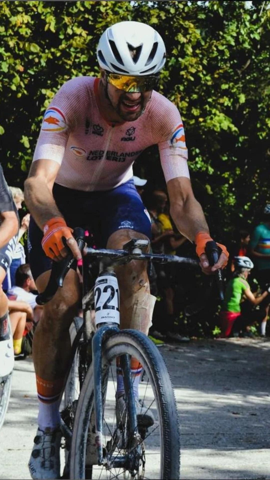 Sebastiaan Oranje op de fiets